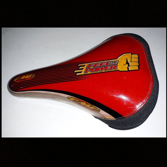 NEW SUPER RARE FMF "FEEL THE POWER" BMX SEAT. - Picture 1 of 3